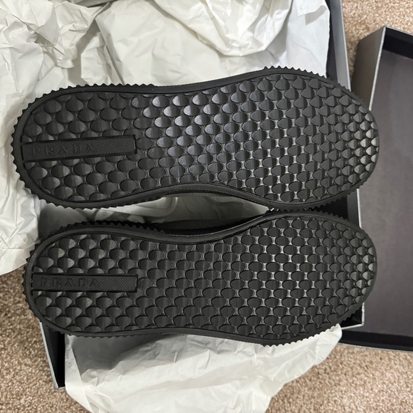 Prada Sport Canvas High Top Sneakers Logo - Picture 3 of 9